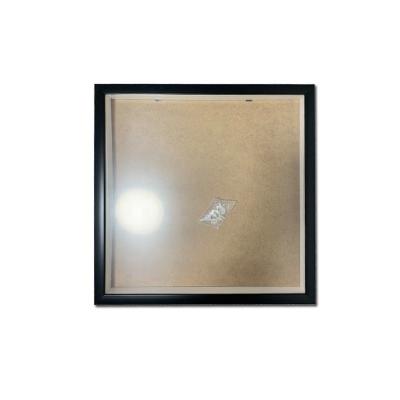 China Art Frame Customized Deep Black PS Shadow Box Square Picture Frame 3D DIY MDF Shadow Box Picture Frame View for sale