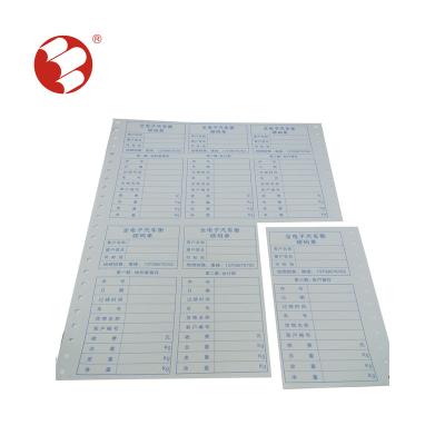 China Commercial Office 1-7 Ply Paper Top Selling Copy Paper Computer Invoice Printer Carbonless Copy Paper for sale