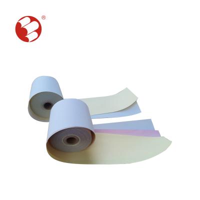 China Popular Supermarket NCR Carbonless 2ply Paper Roll Paper Copy Paper for sale