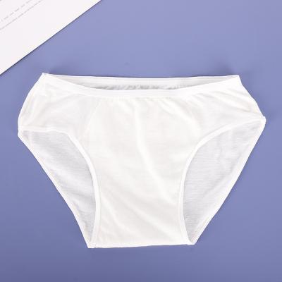 China DS01 Men's and Women's Cotton Disposable Underwear Packing Travel Breathable Independent Maternity Wash-Free Underwear for sale