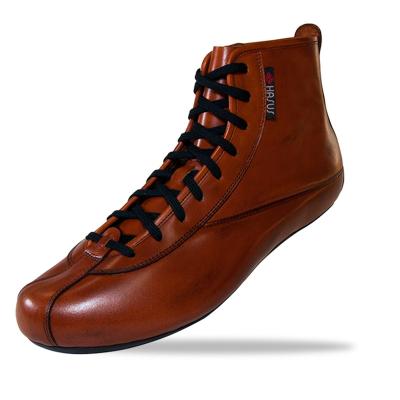 China Rubber Short Barrel Fashion Cycling Handmade Cowhide Bicycle Shoes Cycling Shoes for sale