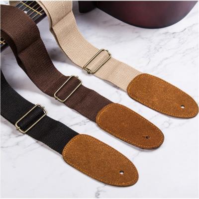 China Wholesale-Guitar-Original Design GUITAR Factory Anti-wrinkle Strong Guitar Straps Black Original Shoulder Strap for sale