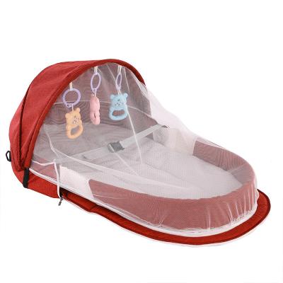 China Hot Sale Modern Portable Baby Nest Bed Bionic Isolation Baby Bed Foldable Sleep Basket Camping Breathable Infant Travel for sale