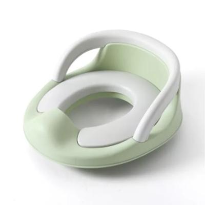 China Eco-freindly 2022 Soft Factory Price Toilet Seat Plastic Baby Potty Seat Reducer With Handle Children Shaping Adapter Kids Toilet Seat for sale