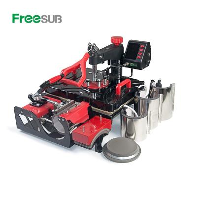 China Freesub Hotels 11 in 1 Heat Press Machine T-shirt Printing Machine Pen Mug Cap Sublimation Machine P8100-11 for sale