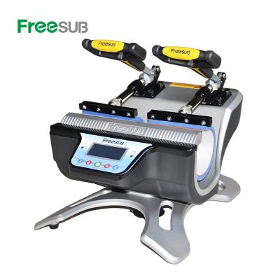 China Garment Shops Freesub wholesale 5 in 1 double station sublimation heat press machine coffee mug magic mug printing machine for sale