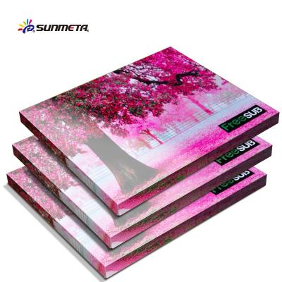 China New decoration hotsale square sublimation aluminum sheets frame with ABS back panel for sale