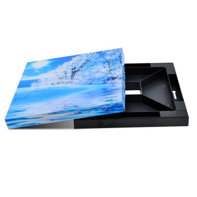 China New Design Sunmeta HD 0.55mm Sublimation Aluminum Sheets Blanks Glass Wall Frame With ABS Back Panel for sale