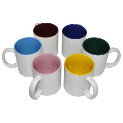 China Viable Sunmeta 11oz Custom Sublimation Masks Color Ceramic Mug For Sublimation for sale