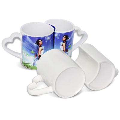 China Sunmeta 11oz Sublimation Viable Mugs White Custom Ceramic Coffee Mugs For Sublimation for sale