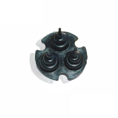 China Sealing Performance Wear Resistance Silicone Valve Part Fkm Rubber Diaphragm for sale