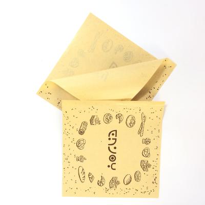 China Custom Factory Recyled Printing Wrapping Waterproof Paper Food Grade For Sandwich Wrapping Sandwich Paper for sale