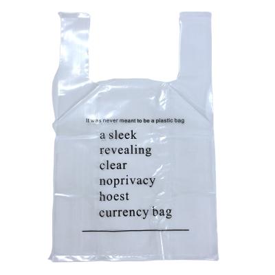 China Recyclable Friendly Custom Printed Logo Packaging Plastic Shopping Bag For Online Shopping Market for sale