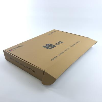 China Customized Recyclable E-Commerce Shipping Retail Packaging Recycled Brown Craft Paper Box Airplane Box For Bedding Sheet for sale