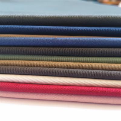 China 98% cotton 2% elastane stretch twill cotton spandex stock fabric for sale