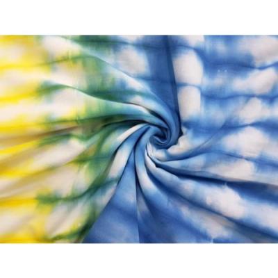 China Indian style Tie-Dye Fabric Fancy Design Soft & Pure Cotton Knit Fabric For Hoodies Sweatshirts & Bedding Sets for sale