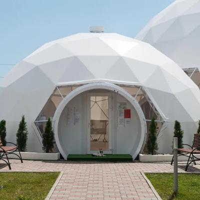 China Waterproof Snow Resistance Luxury Hotel Geo Dome Igloo Igloo Camping Resort PVC Geodesic Dome Hotel Tent for sale