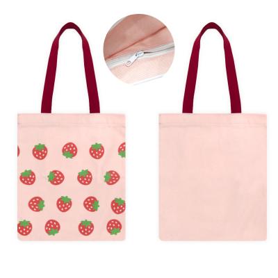 China Wholesale Custom Rope Handle Tote Bag Waist Color Cloth and Thickness Cloth Bag Designer Pattern Plain Polyester Cotton Reusable Bags for sale