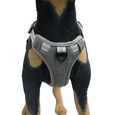 China Reflective Customize Dog Vest Colorful Reflective Breathable Safety Adjustable Quick Release Dog Harness Dog Vest for sale