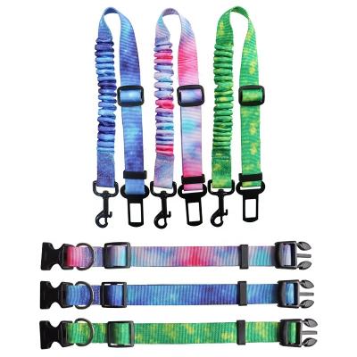 China High Quality Nylon Buckle Adjustable Strap Dogs 21 To 29 Inch Pet Car Vehicle Leash Harness Dog Safety Seat Belt for sale