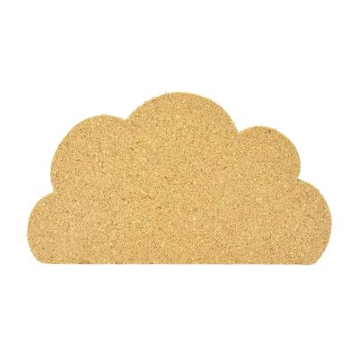 China TIANLEICORK DRAWING BOARD Self Adhesive Cork Backing Irregular Cloud Shaped Board for sale