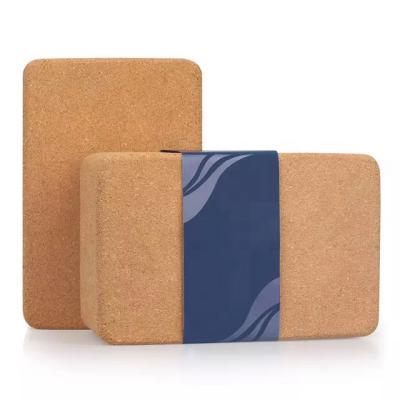 China Wholesale 3*6*9 4*6*9 High Density Natural Eco-friendly 100% Custom Logo Cork Block High Density Yoga for sale