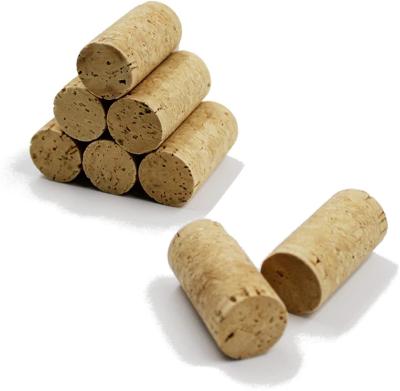 China Non Spill Bottle Wood Cork Straight Wine Bottle Corks Plug Sealing Cap Beer Bottle Stopper Corks Natural Wood Wine Cork for sale