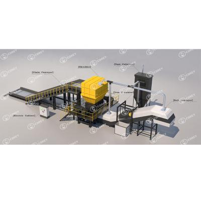 China Building Material Shops For One Machine N Use Double-shaft recycling shredder machine plastic crushing shredder machines in India for sale