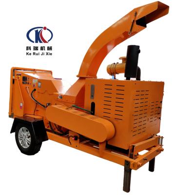 China Factory Industrial Home Blades Movable Hydraulic Garden Recycling Mulcher Motor Branch Log Tree Shredders Electric Wood Chipper for sale