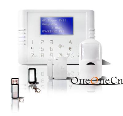 China PIR Detector GSM+PSTN Alarm System for sale