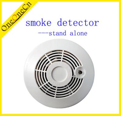 China Conventional Plastic Photoelectric Stand Alone Smoke Detector DC9V for sale