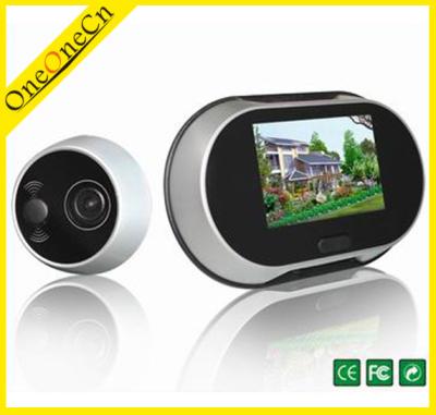 China 3.5 Inch TFT Color Display Door Peephole Viewer With Doorbell 170 Degree for sale