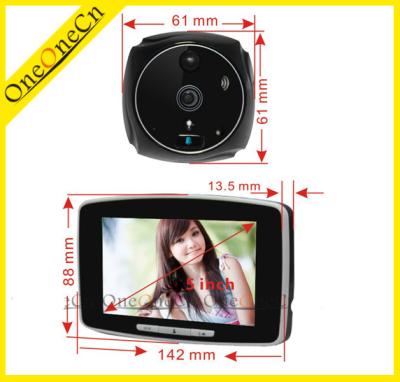 China Infrared LED Intelligent Door Peephole Viewer With 5