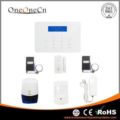 China Auto Dial Intelligent GSM Security Alarm System Two Way Intercom For Home for sale