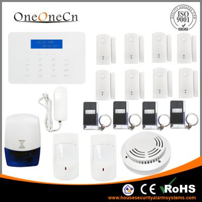 China Intercom Wireless GSM Home Alarm System Support Different Language for sale