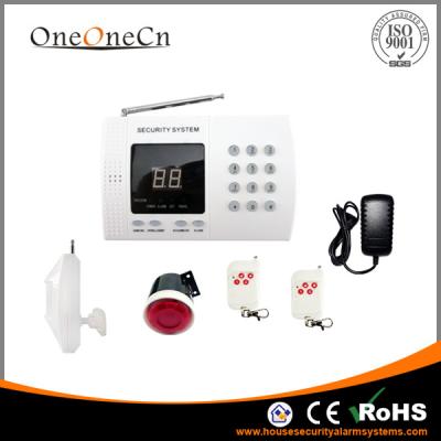 China Home Security PSTN Burglar Alarm System Smart With Auto dialer for sale