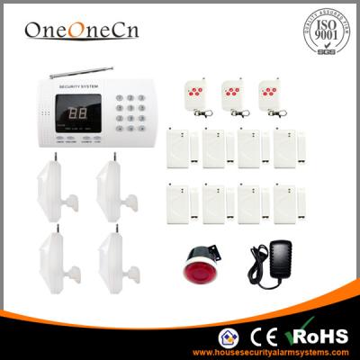 China Wireless Burglar PSTN Alarm System Home Security With Auto dialer for sale