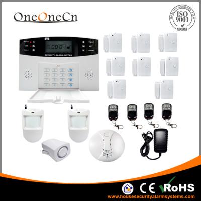 China Wireless Burglar PSTN Alarm System w LCD Voice Prompt Anti-pets for sale