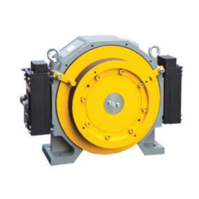 China VVVF contemporary reliable 2:1 roping gearless elevator traction motor machine for sale