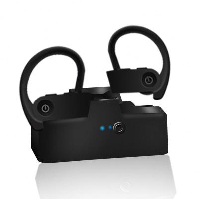 China Waterproof Earhook Sport TWS Earhook Earbuds Noise Canceling Black Wireless Earphone Sound Quality Bluetooth 5.0 High Long Battery for sale