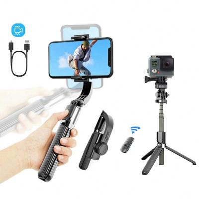 China Flexiblity Camera with Bluetooth Remote Control for Smartphone Gopro Selfie Stick Gimbal Stabilizer Tripod for Phone Action for sale