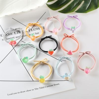 China Hair. Decoration Elastic Hair Bands Lovely Fruit Girls Elastic Wick Headband Cute Hair Ties for Girls and Kids for sale