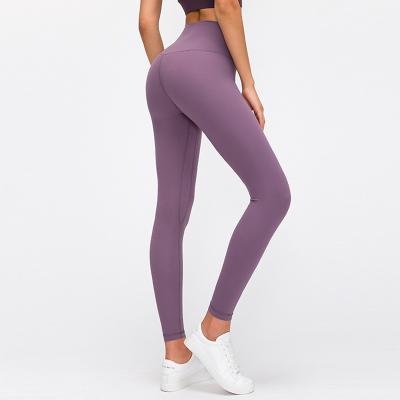 China 2021Gym Antibacterial Wear High Waisted Leggings Women Yoga Pants Sports Workout Yoga Running Leggings For Women for sale