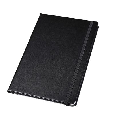 China Promotional Gift A5 Refillable Journal Hand Printed Leather Pen Holder Diary Book for sale