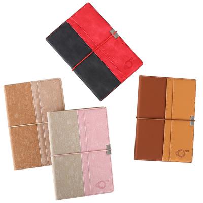 China Custom Logo Notebook With Round Elastic Printing Hardcover PU Thermal Cover Band A5 for sale