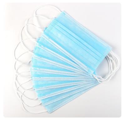 China Eco - Friendly Non Woven Fabric Customized Protective Disposable Face Mask for sale