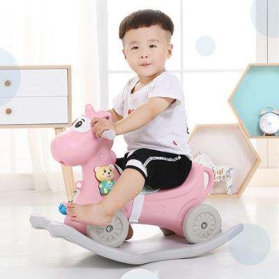 China Ride on Toy Joybox Hot Sale 2 in Cute Animal Sports Toy Preschool Rocking Horse of 1 4 Wheels Mini Eco-Friendly Funny Balance Kids for sale