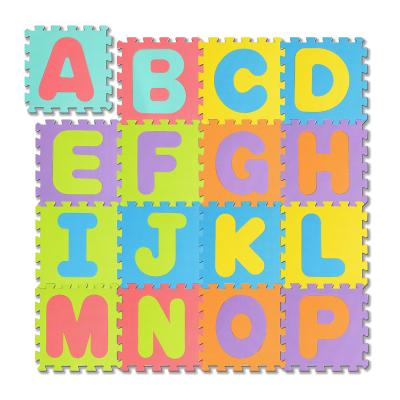 China Pisos Goma Eva Infant Floor Kids Gym Non-Toxic Aji Puzzle Foam Number Letter Puzzle Baby Cushion Play Mat for sale