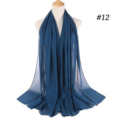 China Wholesale Popular/Fashion Chiffon Silk Hijabs for sale