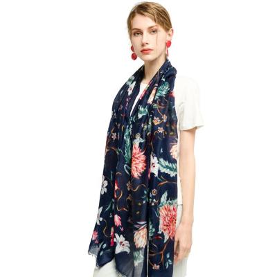 China Cotton Customized New Thermal Shawl Winter Brand Thickened Blanket Long Scarf For Women for sale